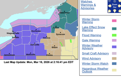 UPDATE: Winter weather advisories issued for GLOW region | News ...