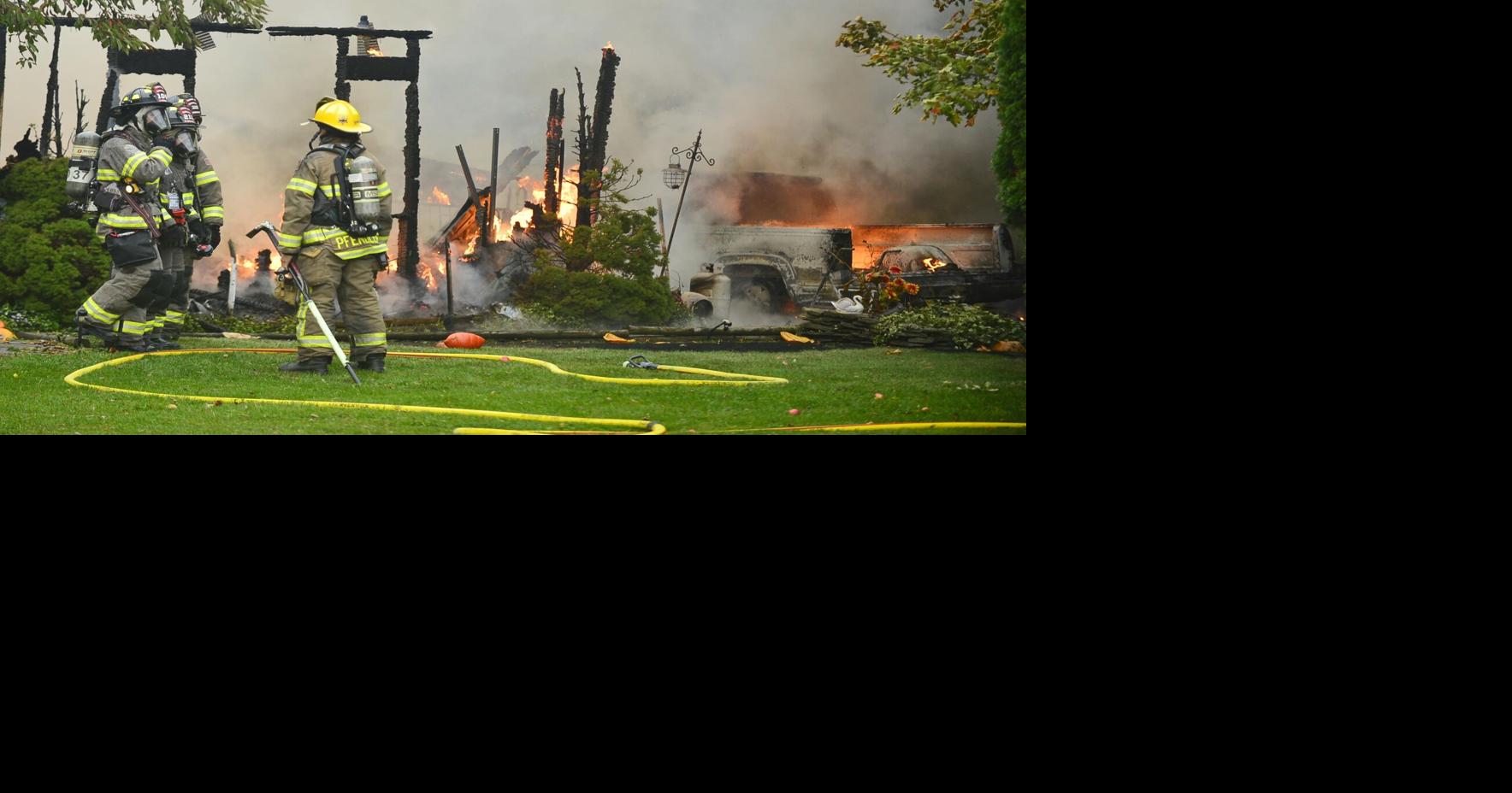 3 displaced, garage destroyed in Stafford fire