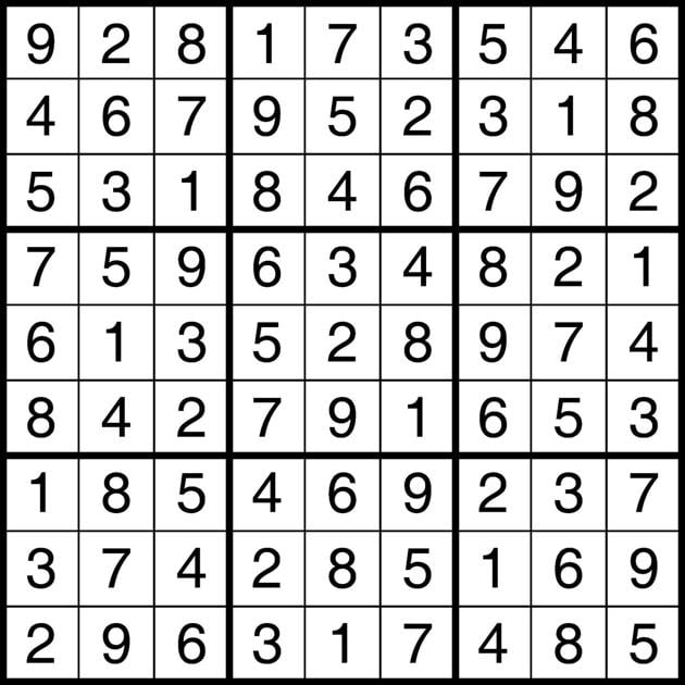 02 22 18 sudoku answers puzzle answers thedaonlinecom
