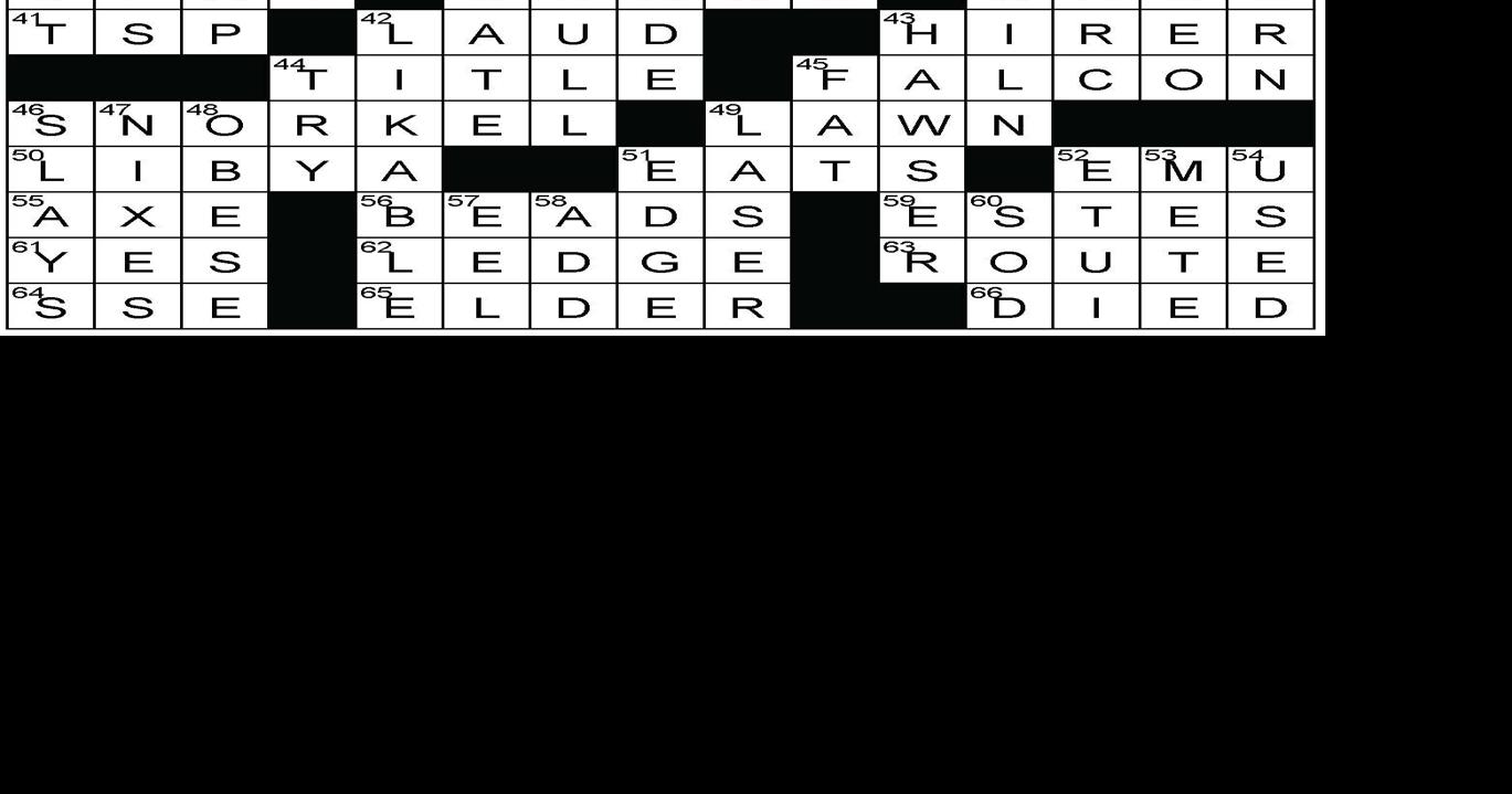 Crossword Answers April 20, 2022 | Puzzle Answers ...
