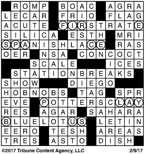 Puzzle Answers 2-8-2017 | Puzzle Answers | thedaonline.com