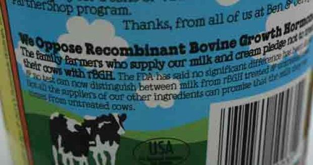 Ice cream may be added to list of products with warning ...