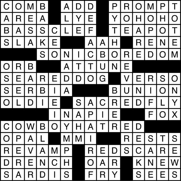 04 16 18 crossword puzzle answers thedaonlinecom
