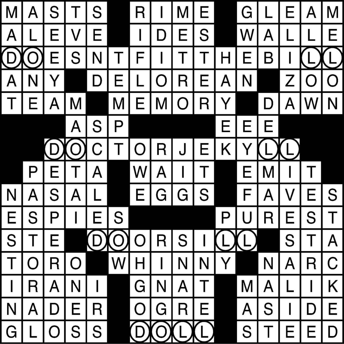 Crossword 11-29-17 | Puzzle Answers | thedaonline.com