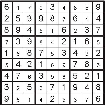 Sudoku puzzle of the day