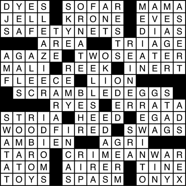 02 08 18 crossword answers puzzle answers thedaonlinecom