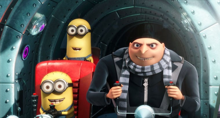 Despicable Me Image: I sit on the toilet bowl what?