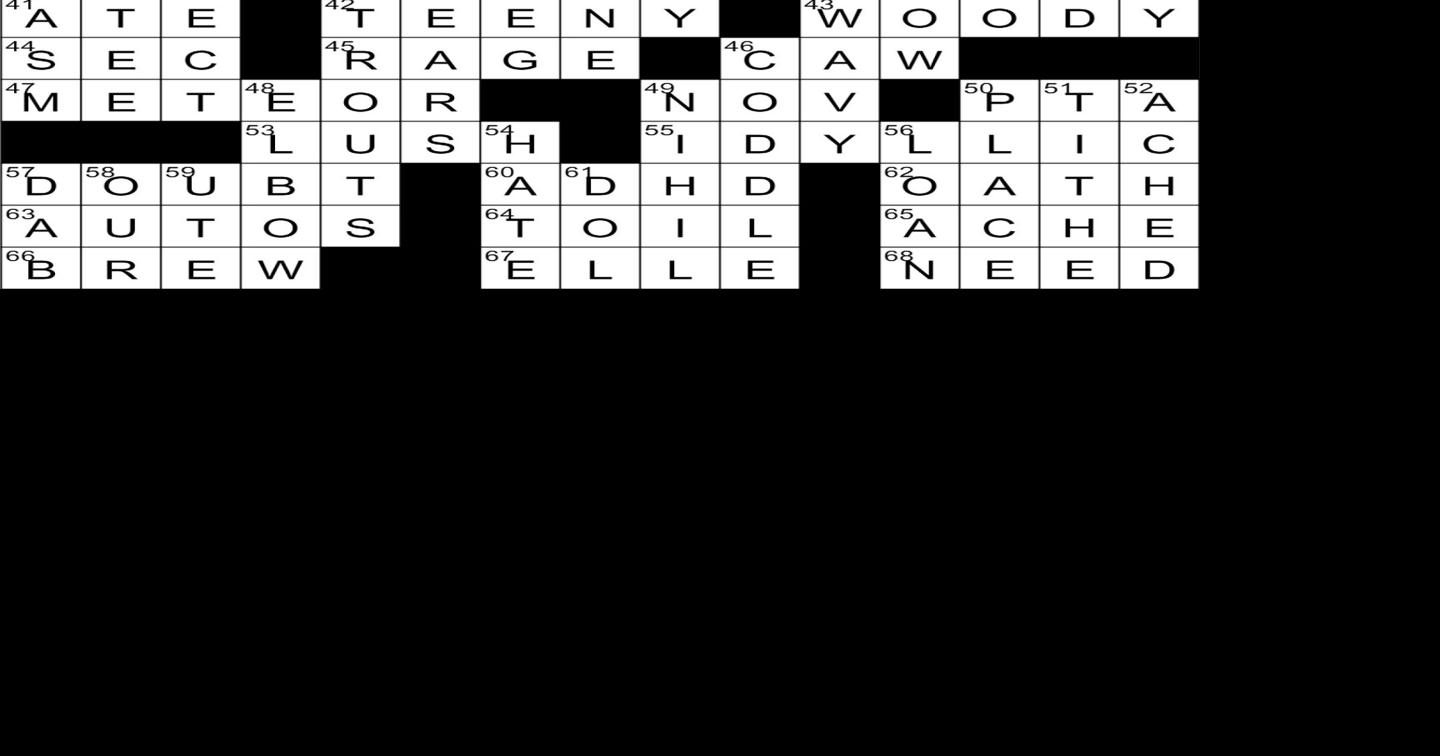 Crossword Answers October 12, 2022 | Puzzle Answers ...