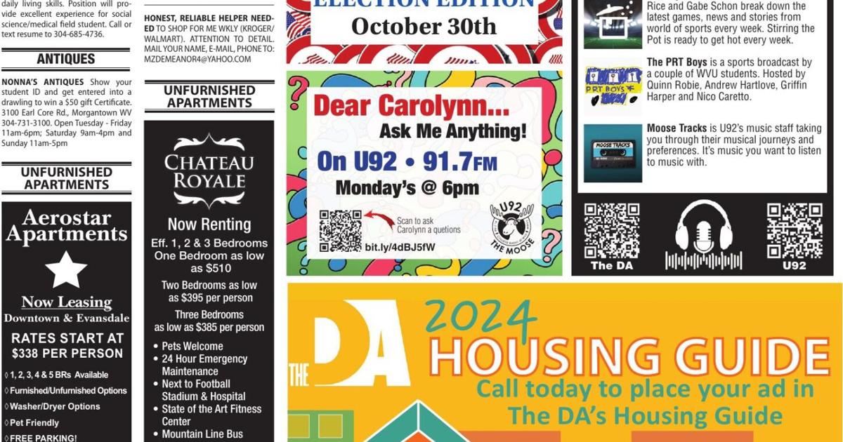 Classifieds | Display Classifieds | thedaonline.com