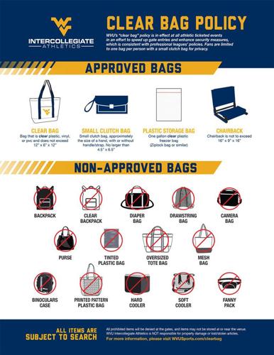 Clear Bag Policy - Boston College Athletics