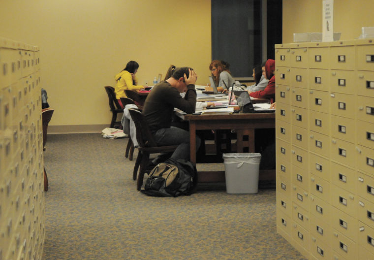 Students find quiet in libraries News