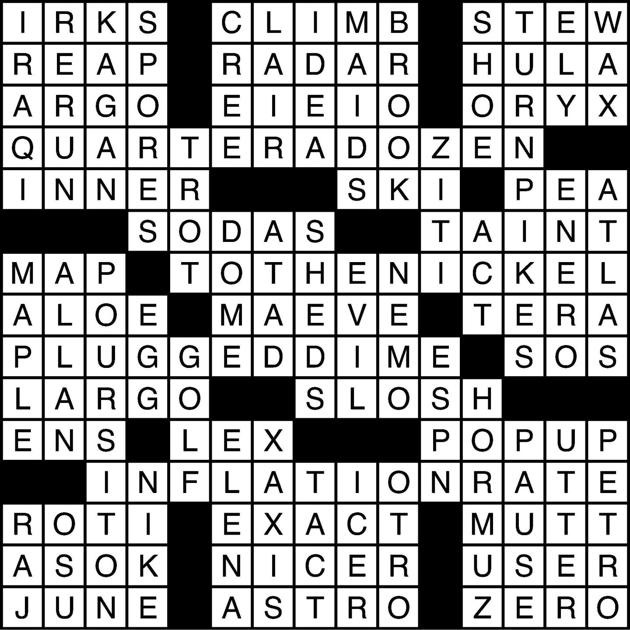 02-1-18 Crossword Answers | Puzzle Answers | thedaonline.com