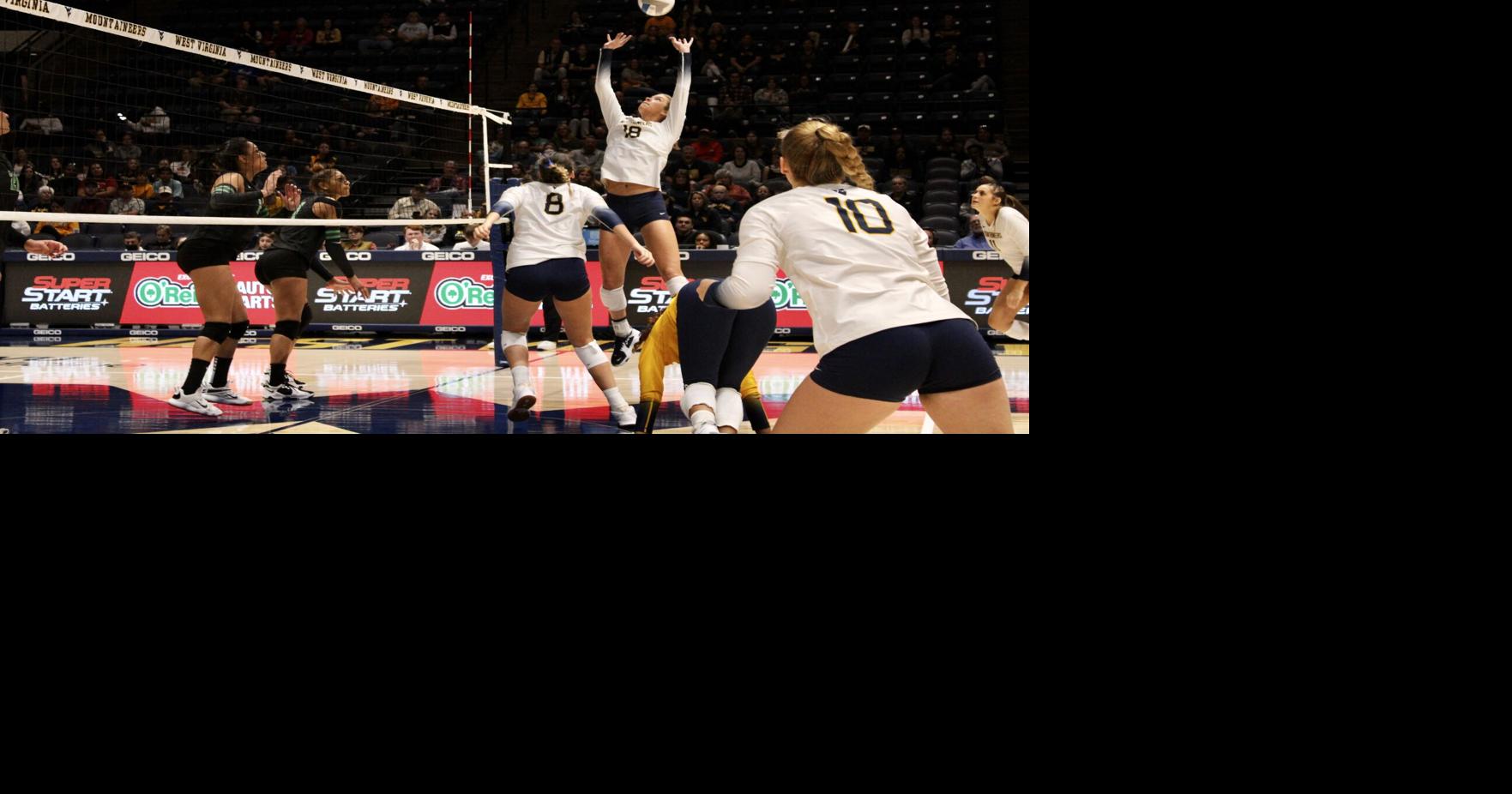 WVU volleyball gets back on track in 30 win over Chicago State
