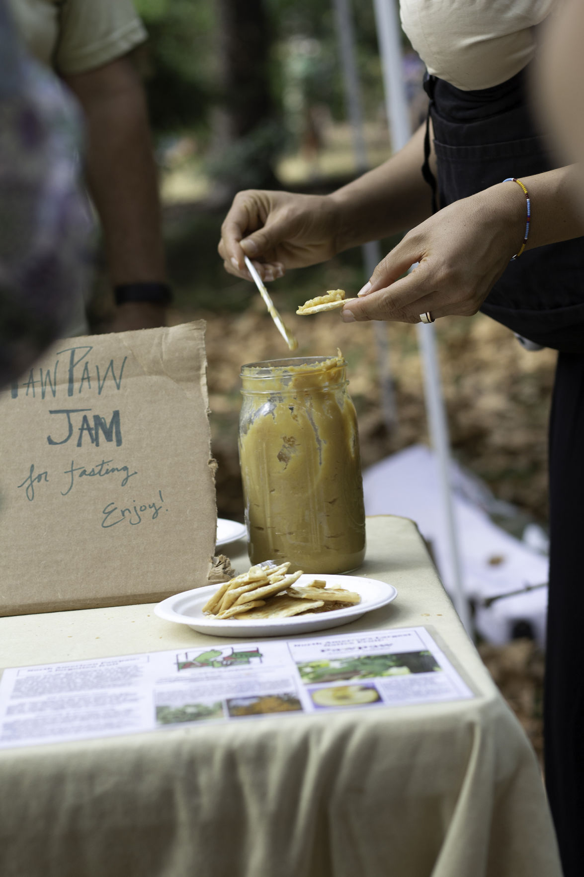 A customer uses Paw Paw jam.