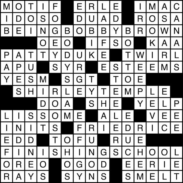 101818 Crossword Puzzle Answers