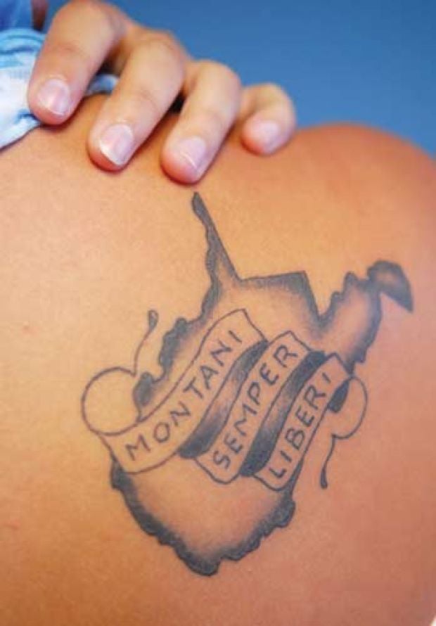 West Virginia Custom Temporary Tattoos - Etsy
