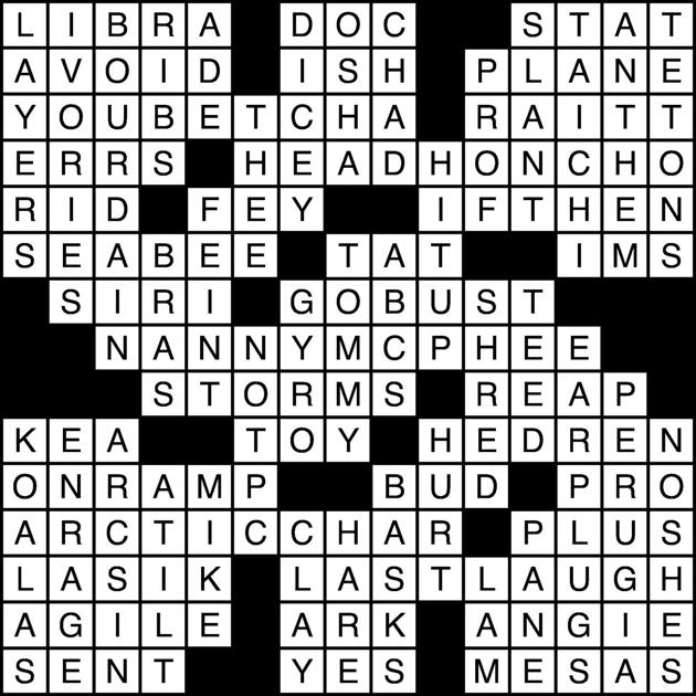 1-14-19 Crossword | Puzzle Answers | thedaonline.com