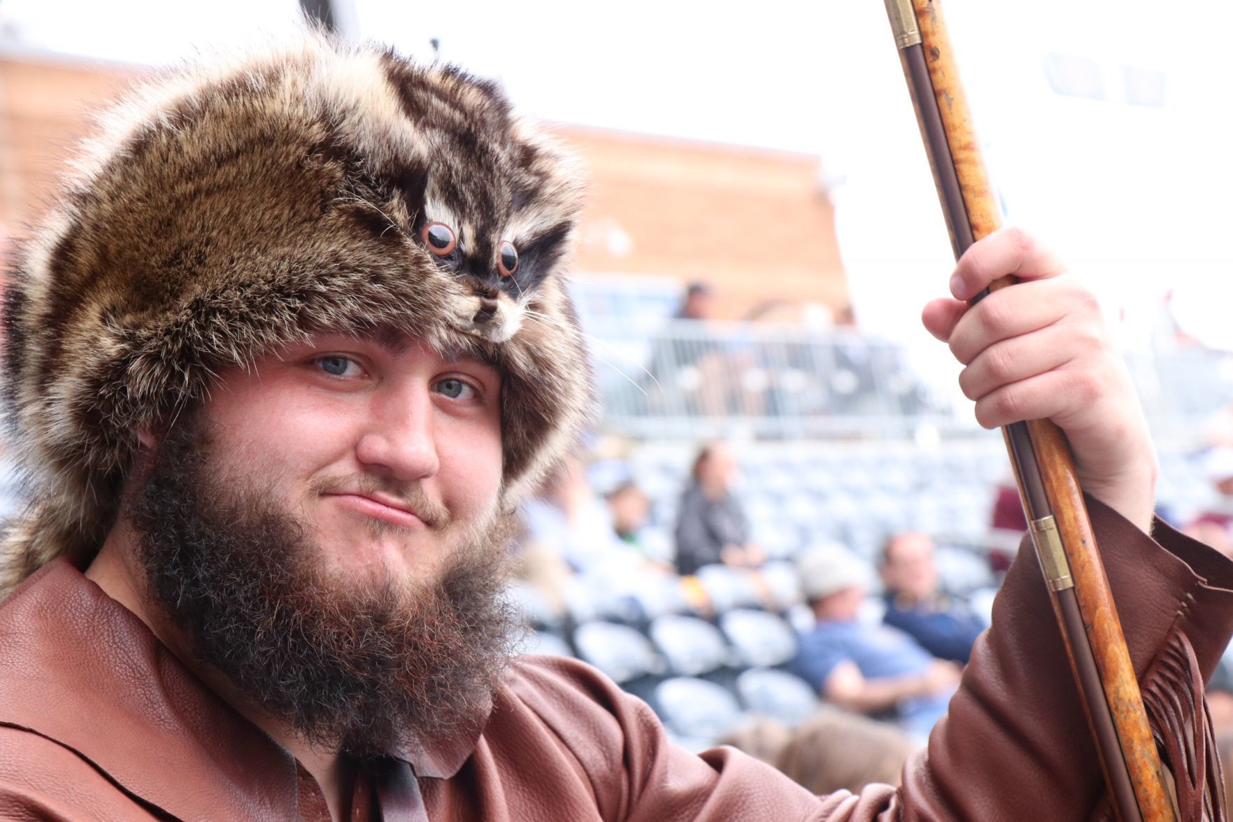 2019-2020 Mountaineer mascot 
