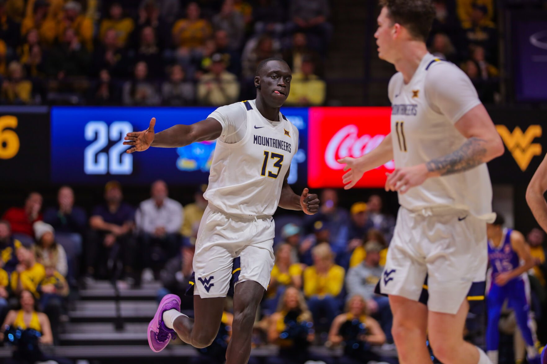 Men's Hoops Stuns No. 3 Kansas In 91-85 Win | WVU Men's Basketball ...