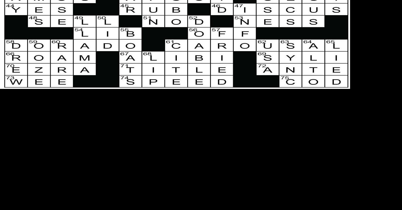 Crossword Answers April 6, 2022 | Puzzle Answers ...