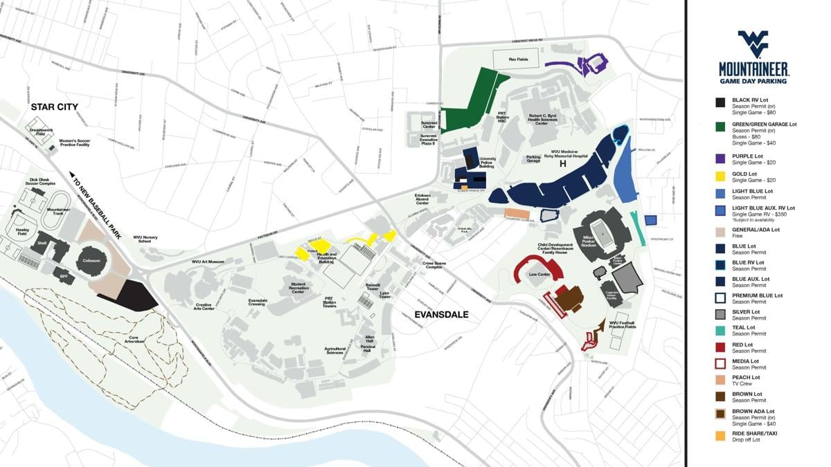map of parking | | thedaonline.com