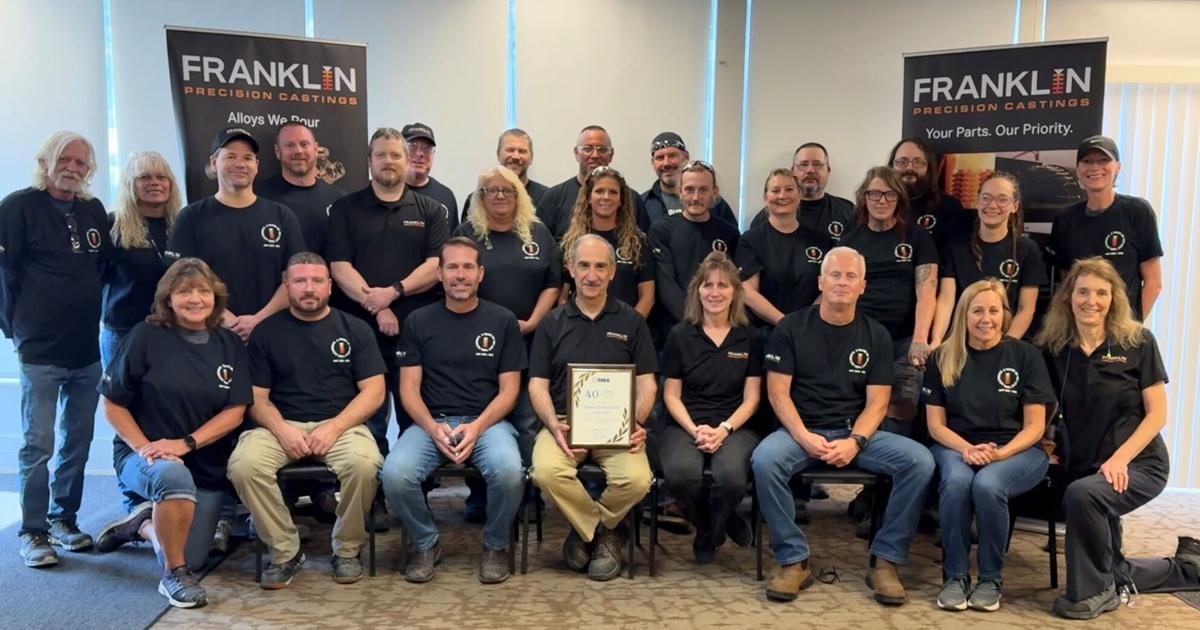 Tro Manufacturing Franklin Precision Castings celebrates 40 years of manufacturing ...