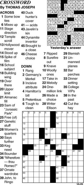 Crossword  Entertainment  thederrick.com