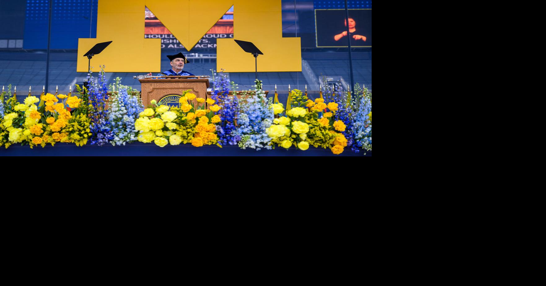 Pro-Palestinian University of Michigan commencement comment draws ire from school leaders