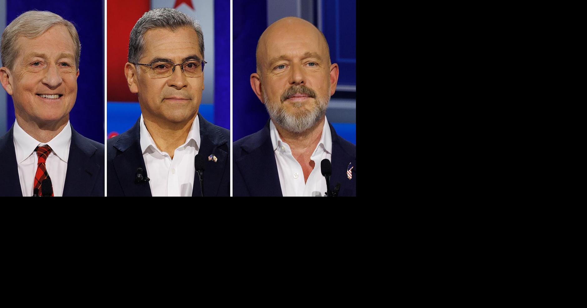 Hilton and Becerra lead California's unsettled governor's race; Steyer faces elimination Nicole Nixon and Seema Mehta, Los Angeles Times Jun 3, 2026 1 hr ago