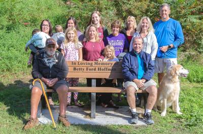 Bench donated in woman's memory