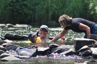 Cooling off in Oil Creek