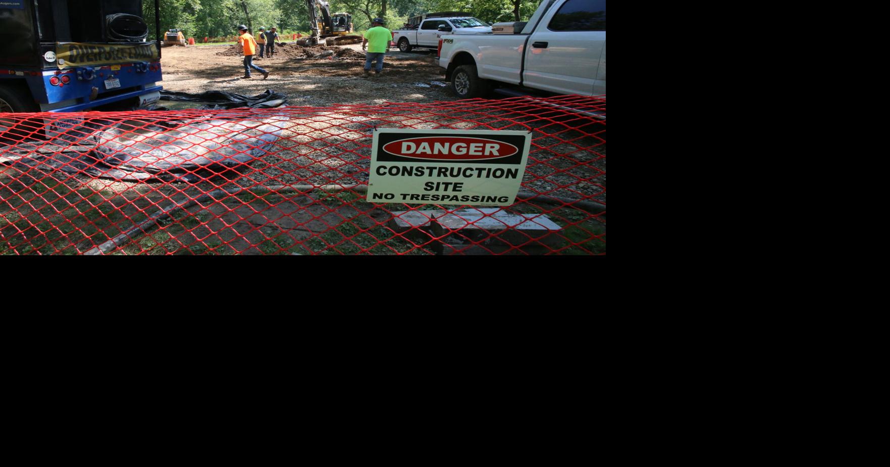 Crews wrap up pipeline work under French Creek in Franklin | Front Page ...