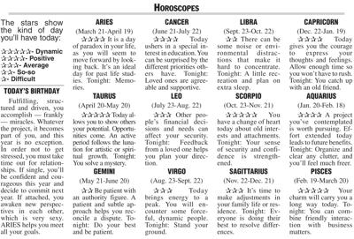 Horoscopes