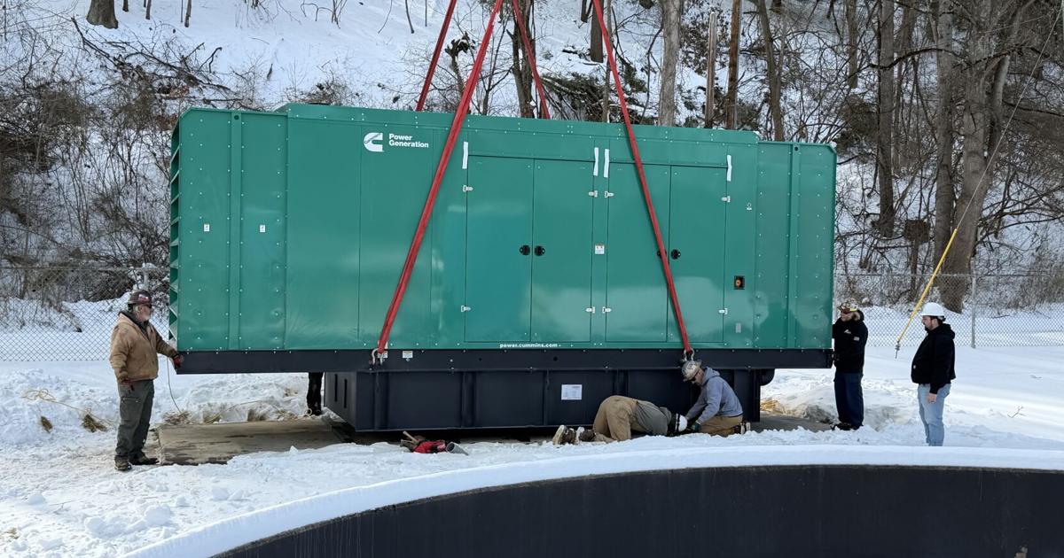 Franklin Generator Module Franklin Wastewater Plant Installs New Emergency Generator | Front Page ...