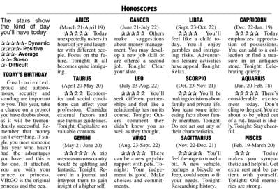 Horoscopes