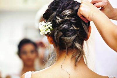 A mock wedding day timeline