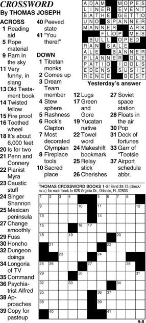 Copy for pasteup crossword clue