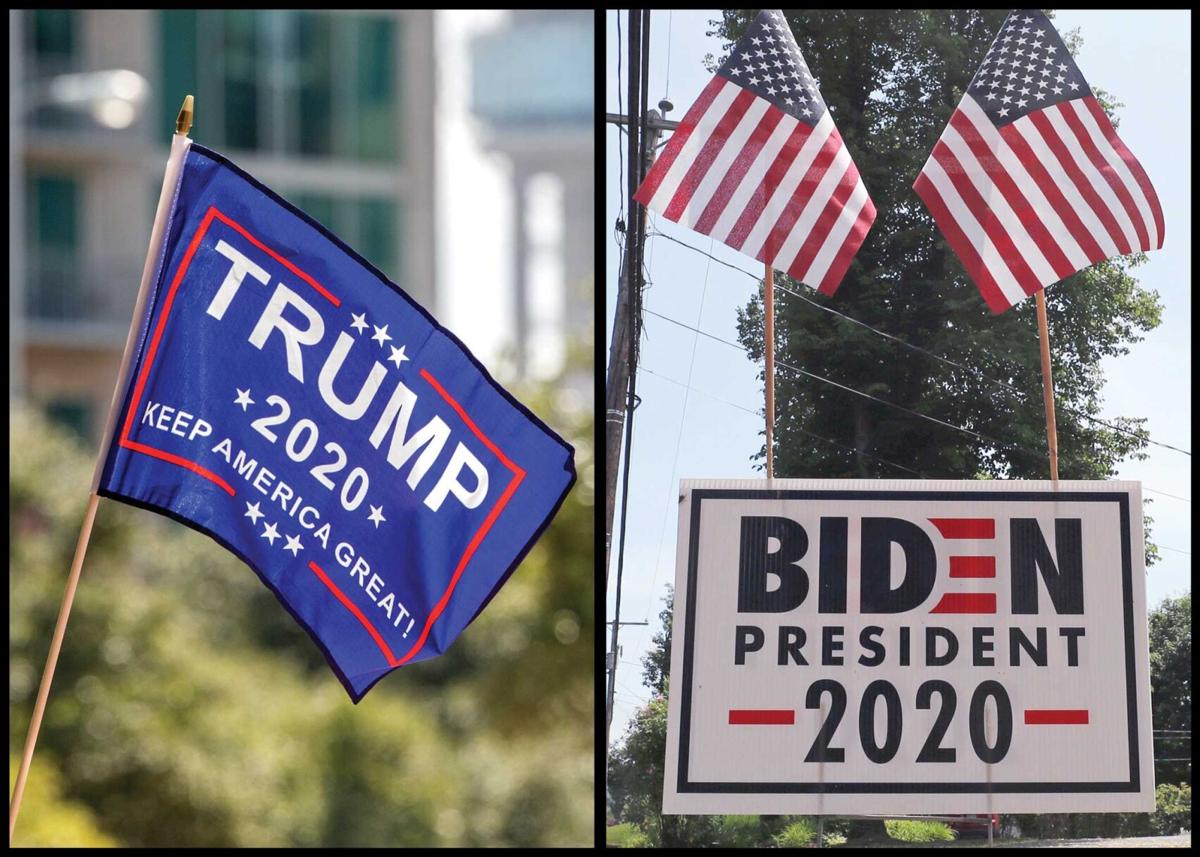 Lots Of Trump Biden Signs Are Up But Few Issues So Far Front Page Thederrick Com