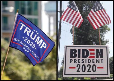 Lots Of Trump Biden Signs Are Up But Few Issues So Far Front Page Thederrick Com
