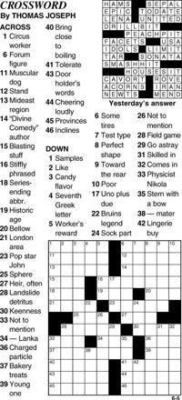 54 Divine Comedy Author Crossword - Daily Crossword Clue