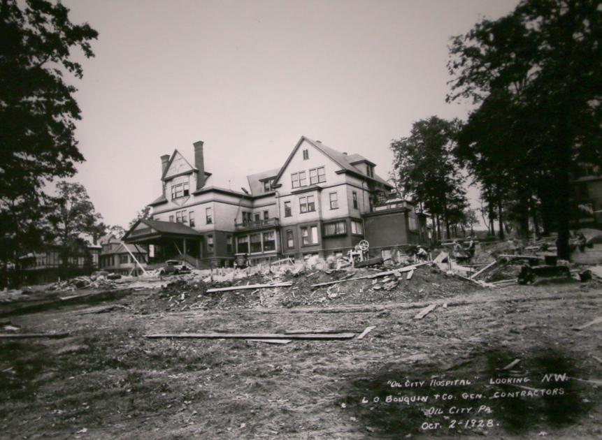 Construction of old Oil City Hospital Community News