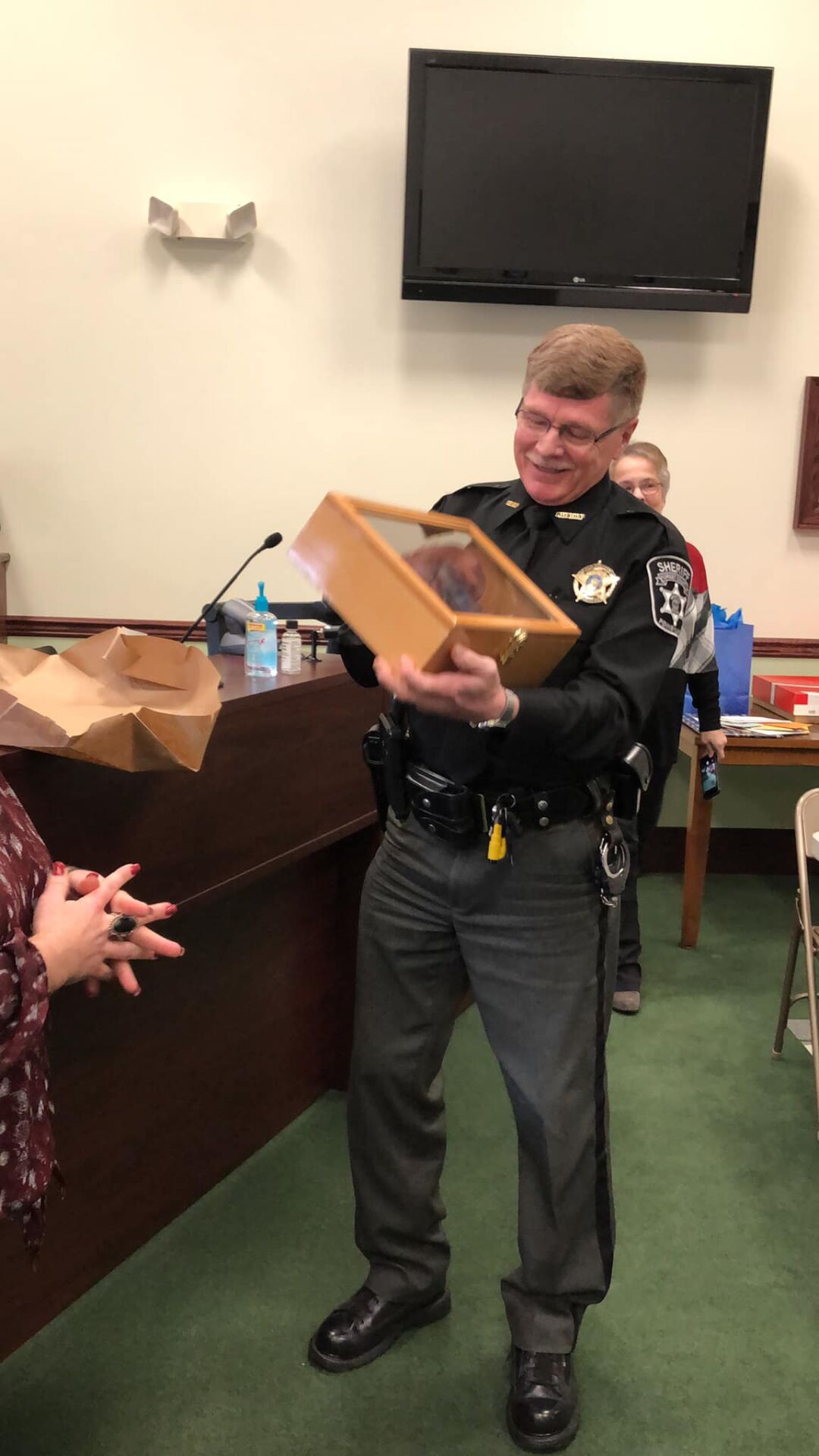 Sheriff Wolfgang's retirement party
