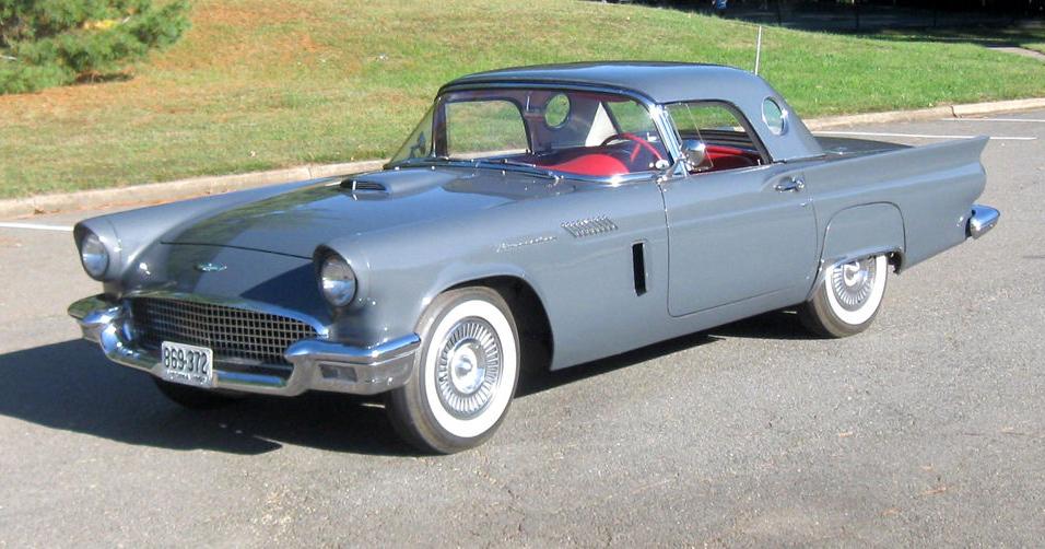 CLASSIC CARS: Owner of 1957 Ford captivated by early design of Thunderbird