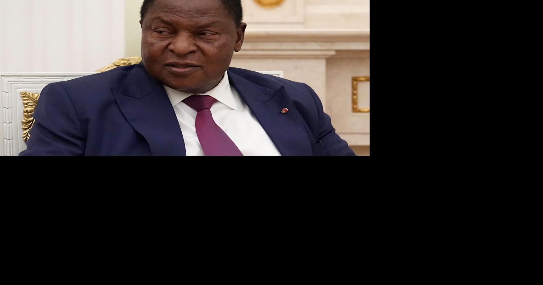 Central African Republic's president sworn in for a third term after disputed election