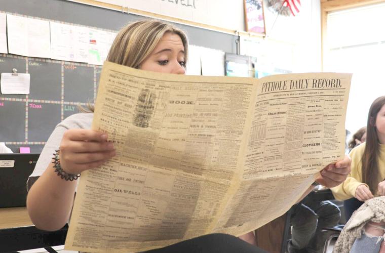 Journalism students learn how newspapers had operated, reported