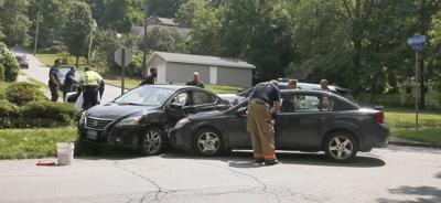 Vehicles collide in Oil City