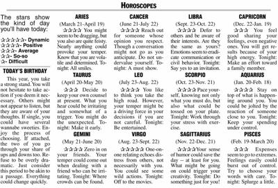 Horoscopes