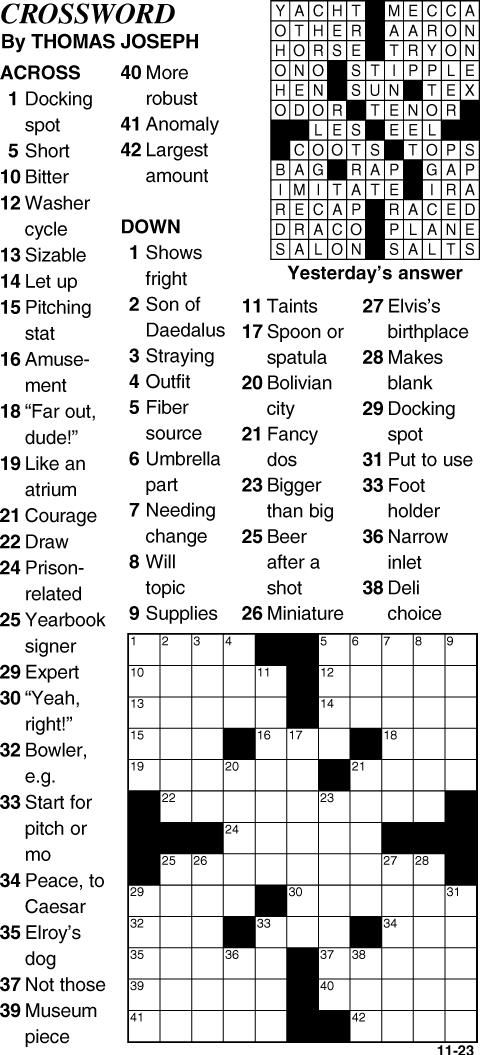 gameshow climax often crossword clue