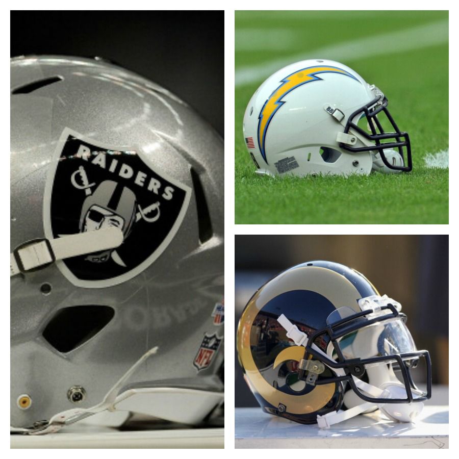 Oakland Raiders, St. Louis Rams & San Diego Chargers file for relocation to  Los Angeles