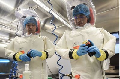 Virologists at the Wuhan Institute of Virology - A Level 4 Biosafety Laboratory